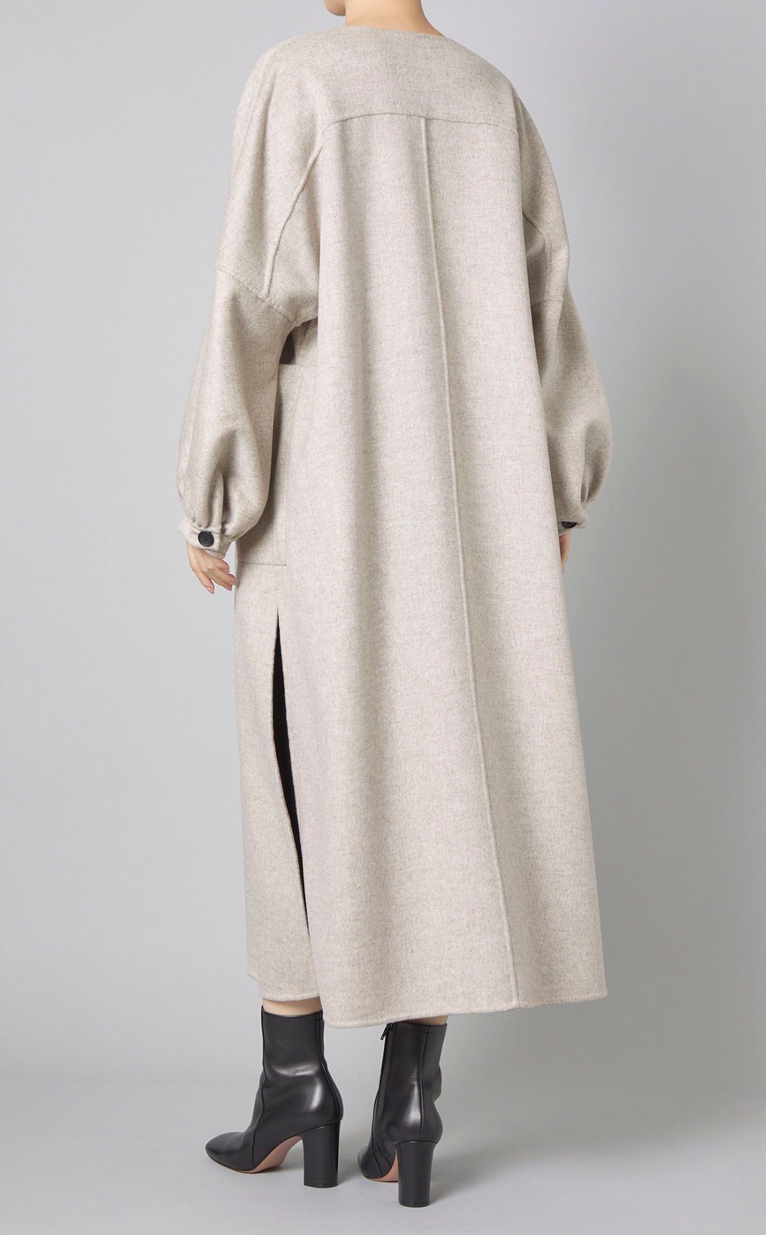 ADORE｜バイカラーリバーノーカラーコート