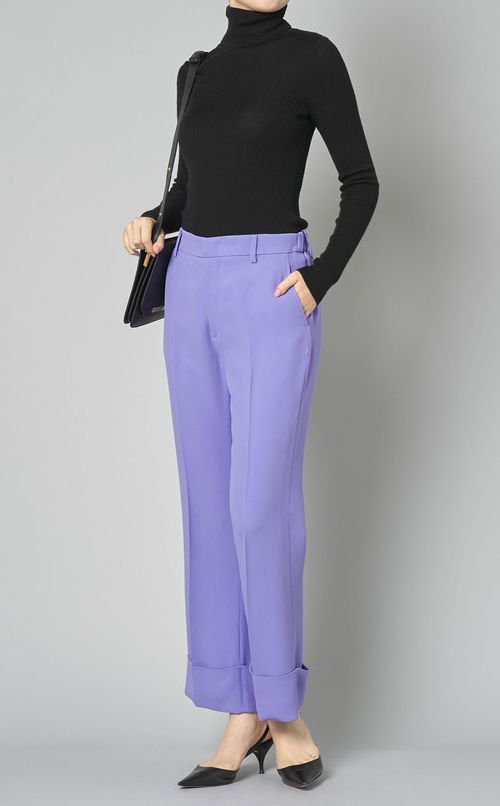 フラップショルダーレザーバッグ