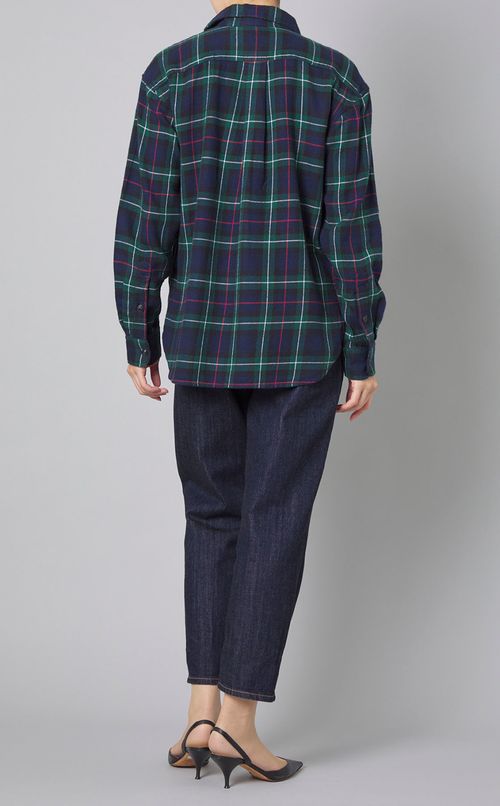 ウールチェックネルシャツ