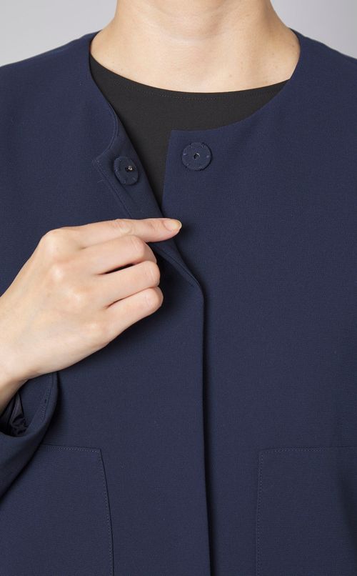 ジョーゼットノーカラージャケット