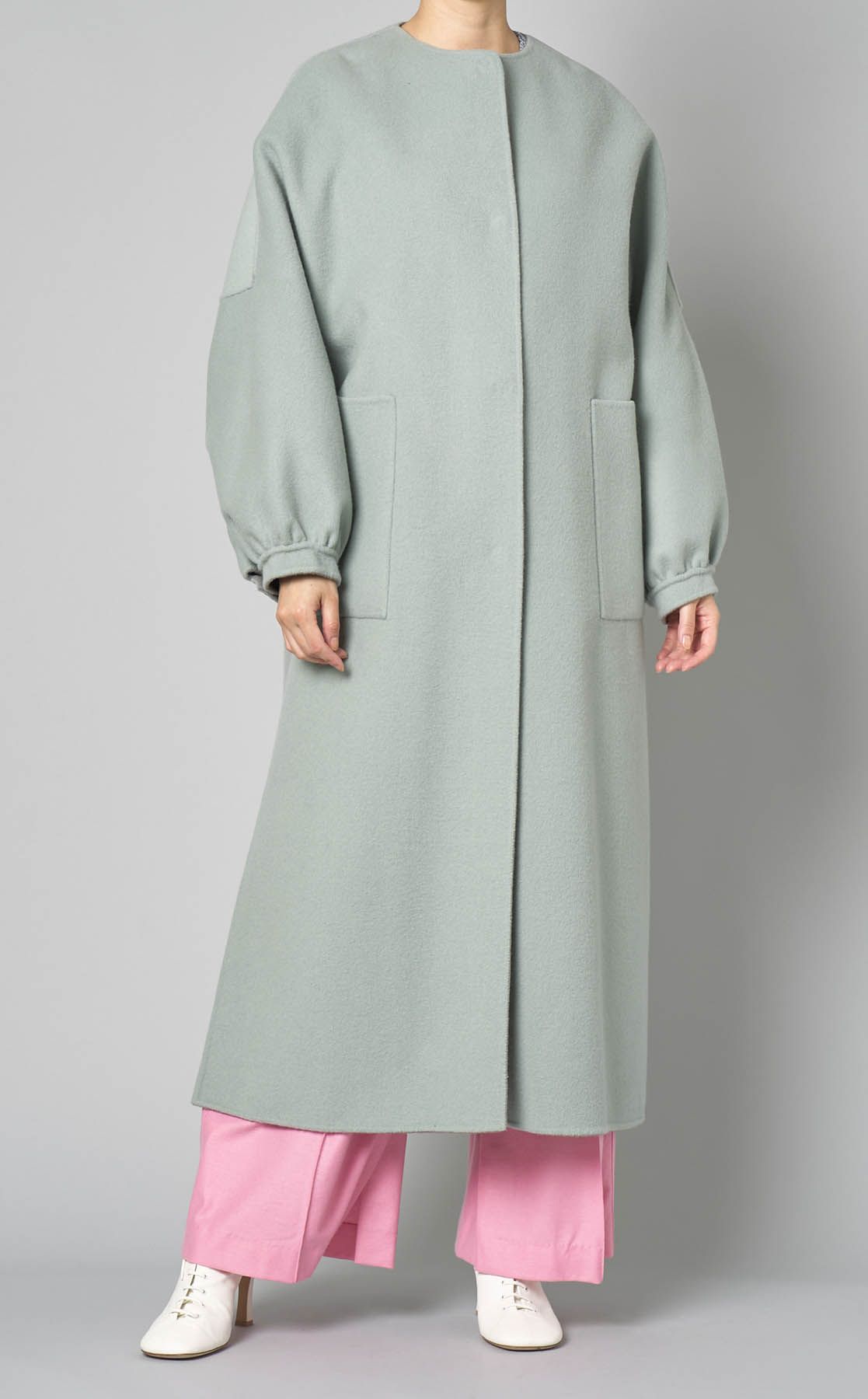 ADORE｜バイカラーリバーロングコート