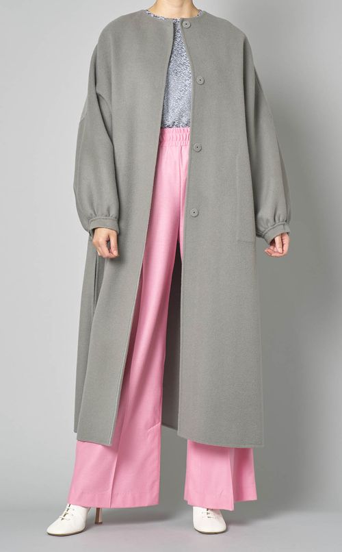 ウールセンタープレスワイドパンツ