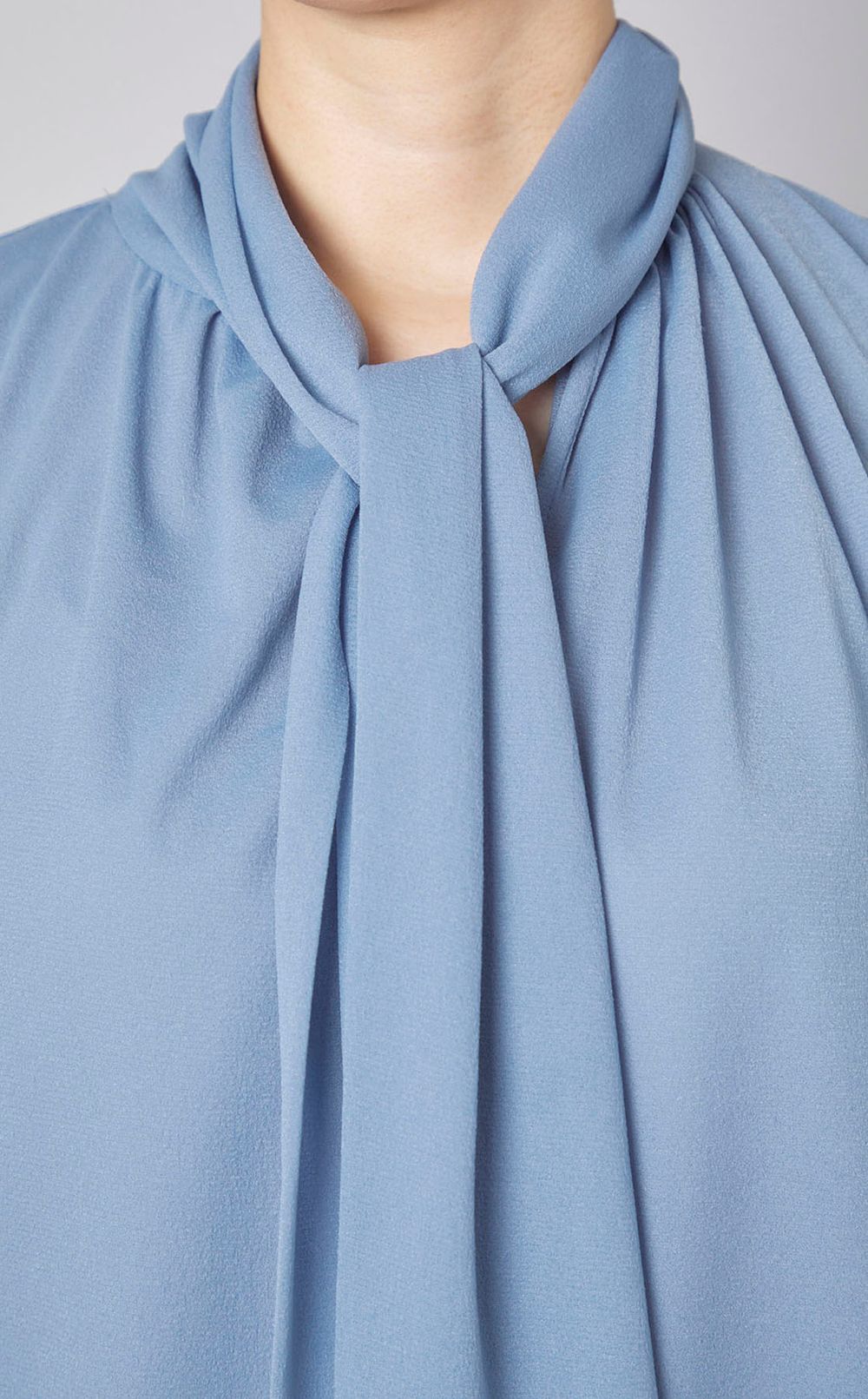 チュールボウタイブラウス