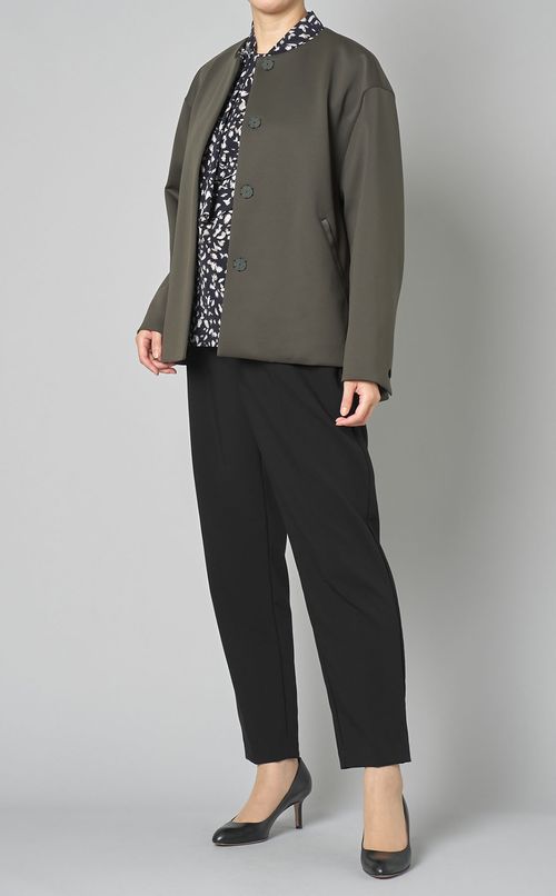 エアリードットプリントブラウス