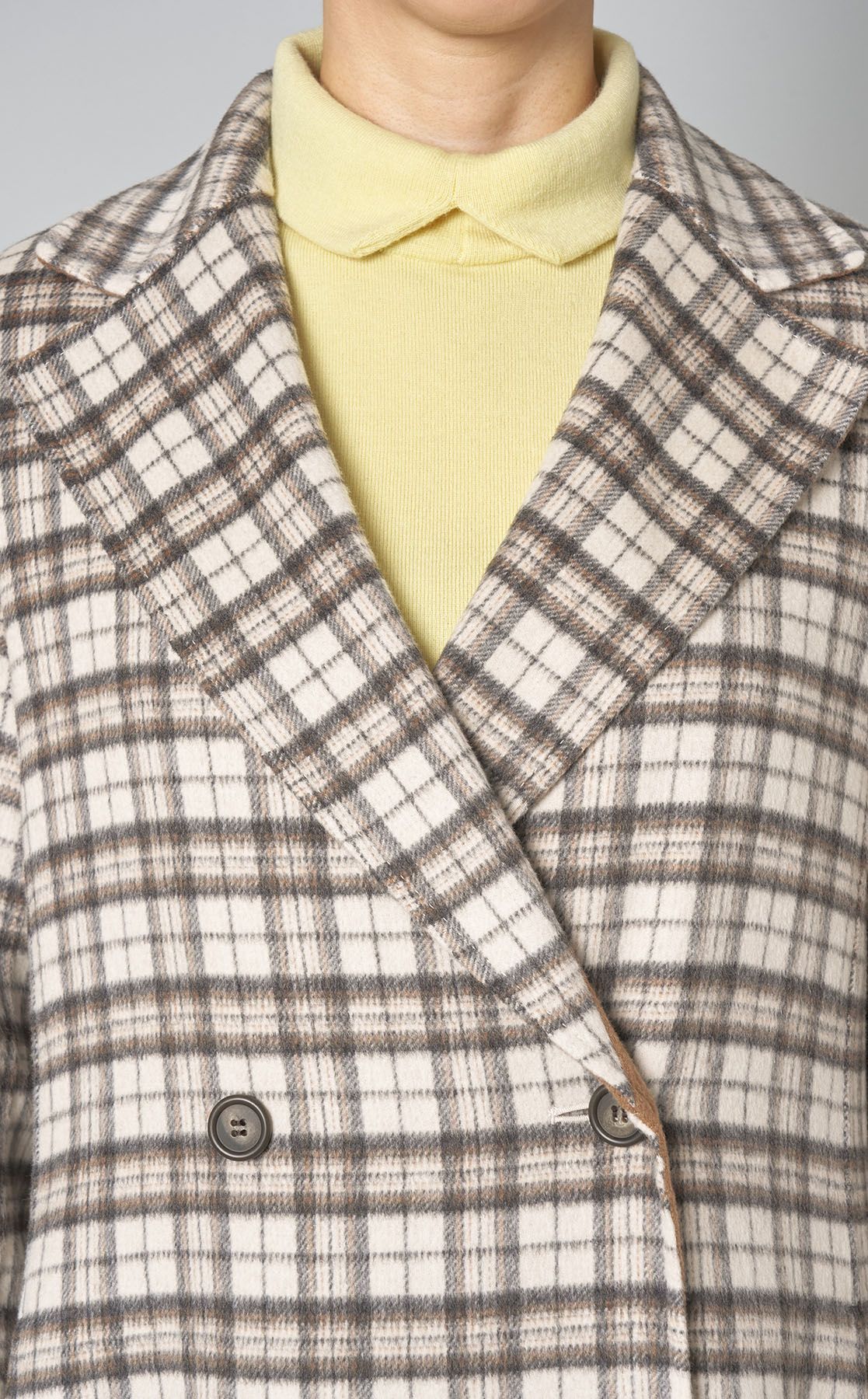 AMACA｜チェックリバーロングコート