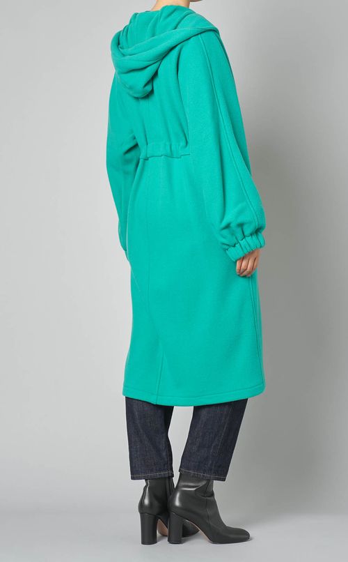 ウールドローコードフード付コー卜