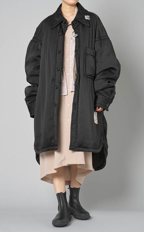 パファーシャツコート