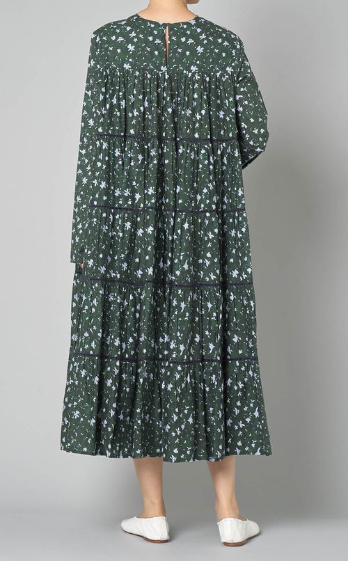 MAIDA MIDIプリントワンピース