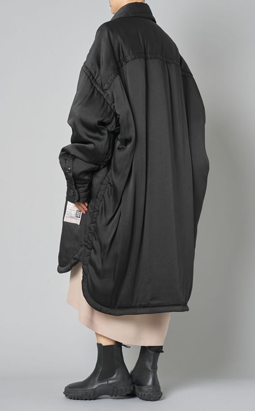 パファーシャツコート