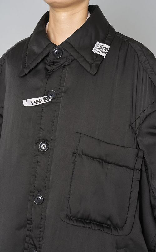 パファーシャツコート