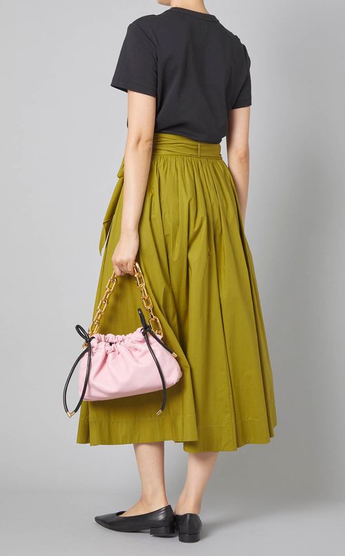 チェーンショルダーレザーバッグ