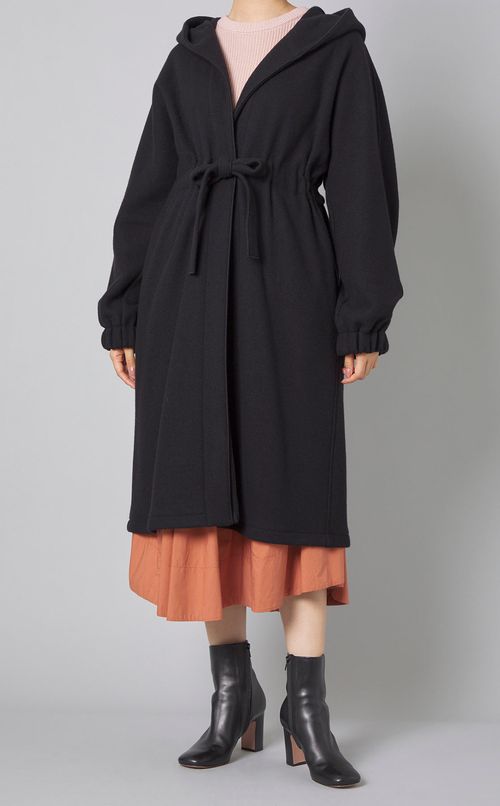 ウールドローコードフード付コー卜