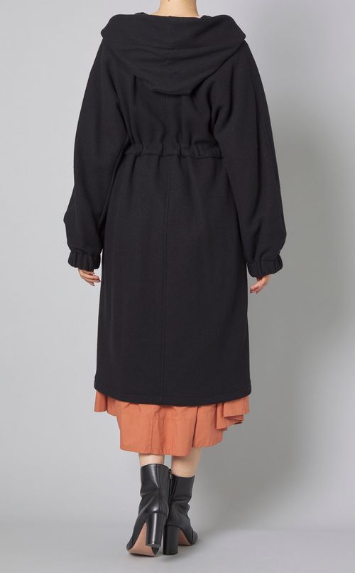 ウールドローコードフード付コー卜