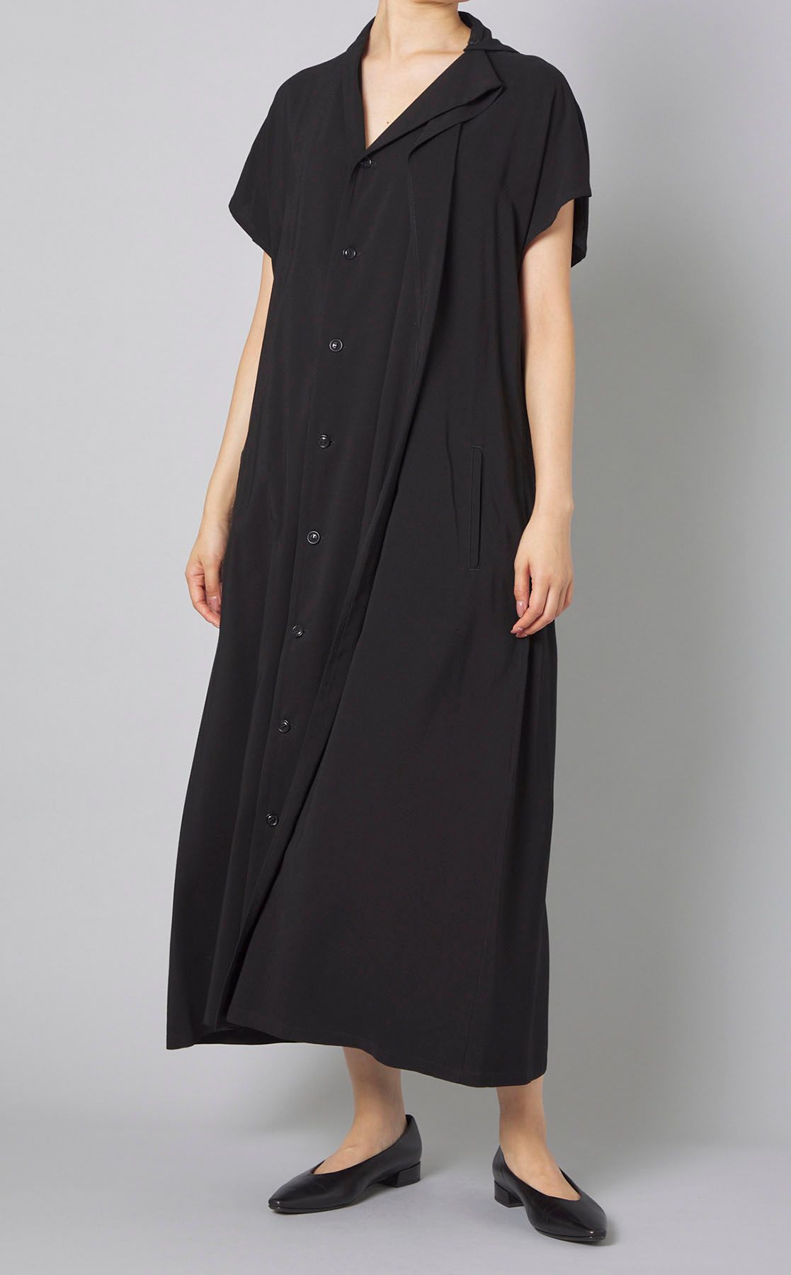 Y's｜フレンチスリーブシャツワンピース