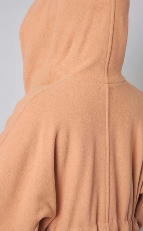 ウールドローコードフード付コー卜