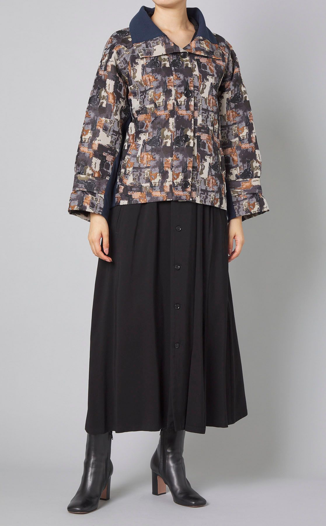 Y's｜フレンチスリーブシャツワンピース