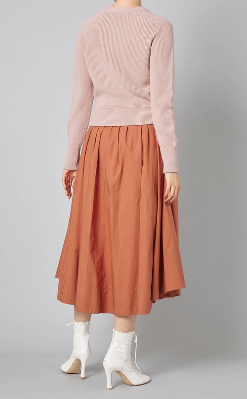 ウールクルーネックニットプルオーバー