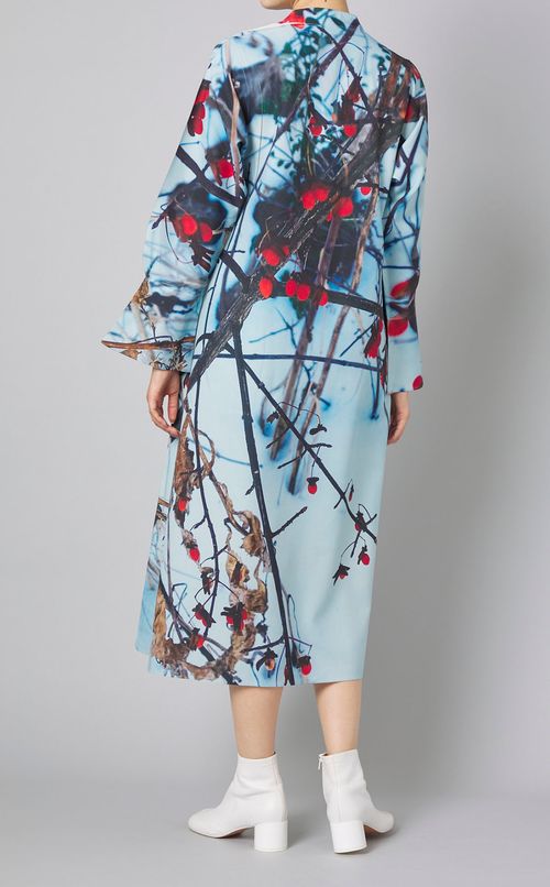 ダイレクトプリン卜キーネックワンピース