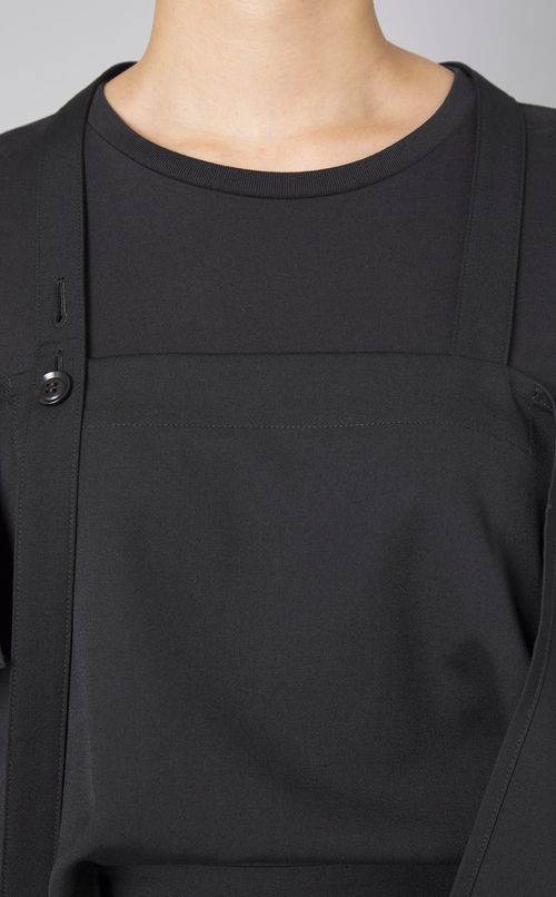 ウールギャバエプロンドレス