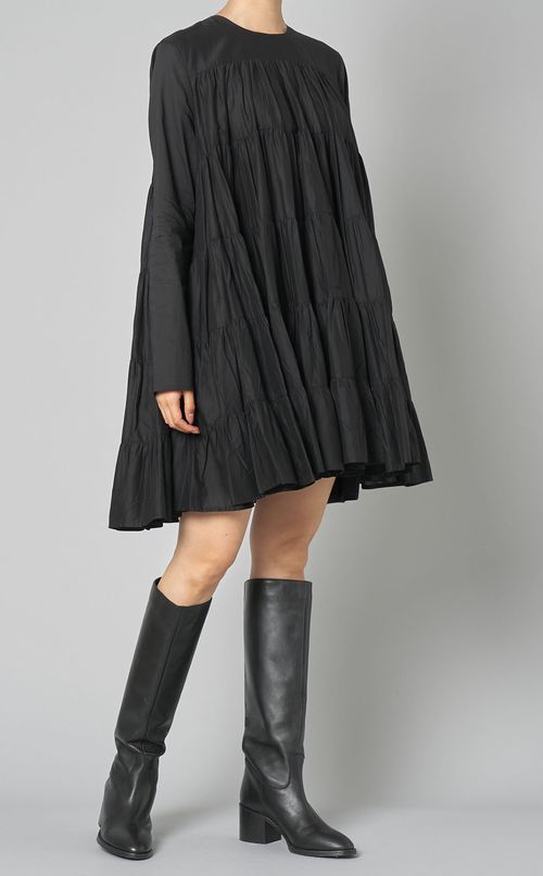 SOLIMANティアードミニワンピース