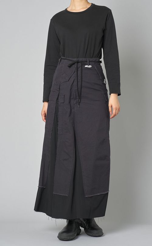 ミリタリーパンツコンバインスカート