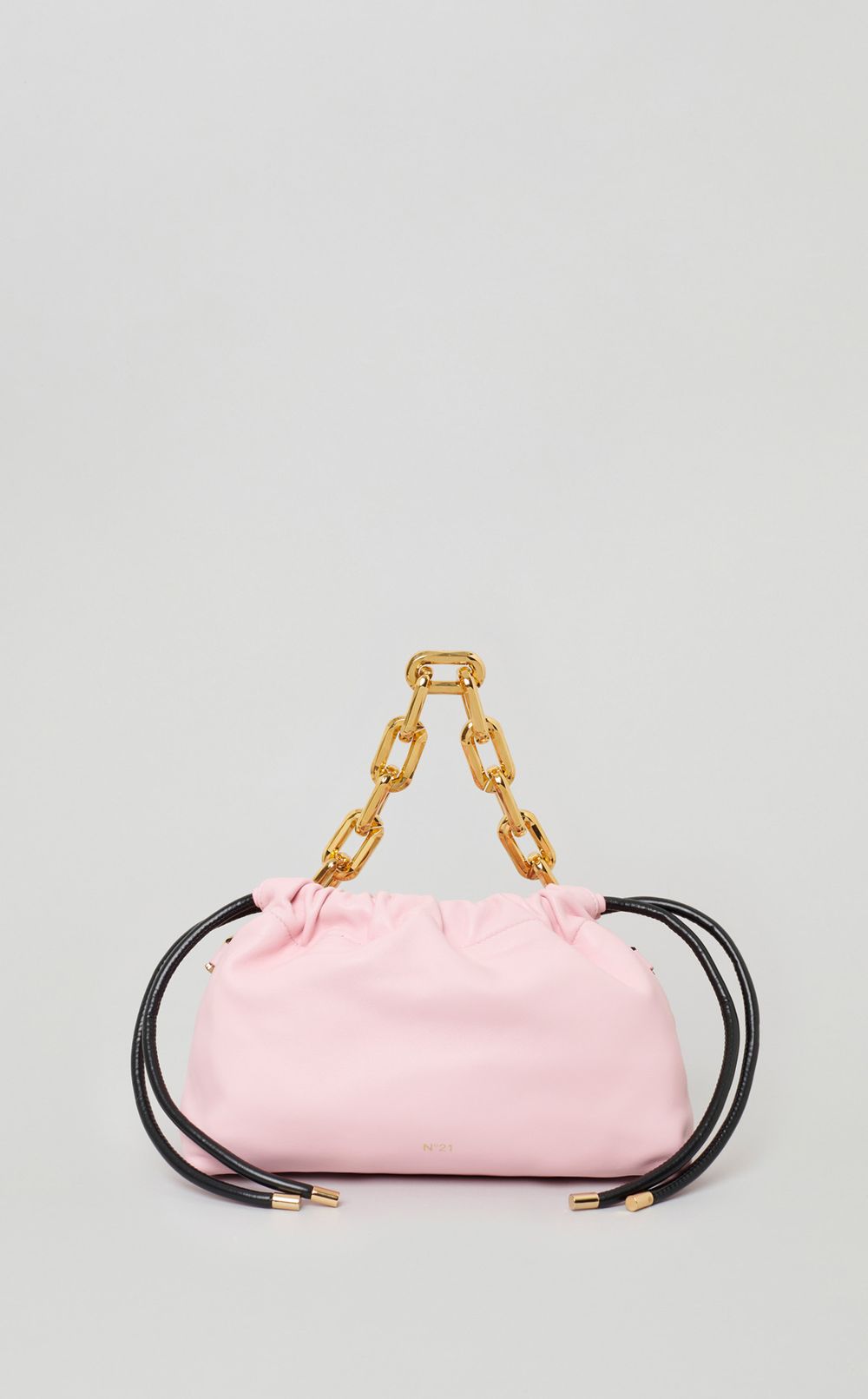 チェーンショルダーレザーバッグ