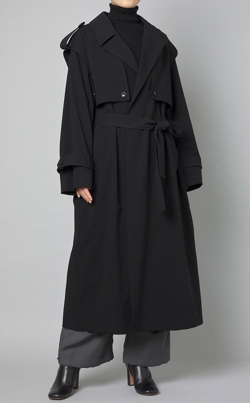 3wayロングトレンチコート
