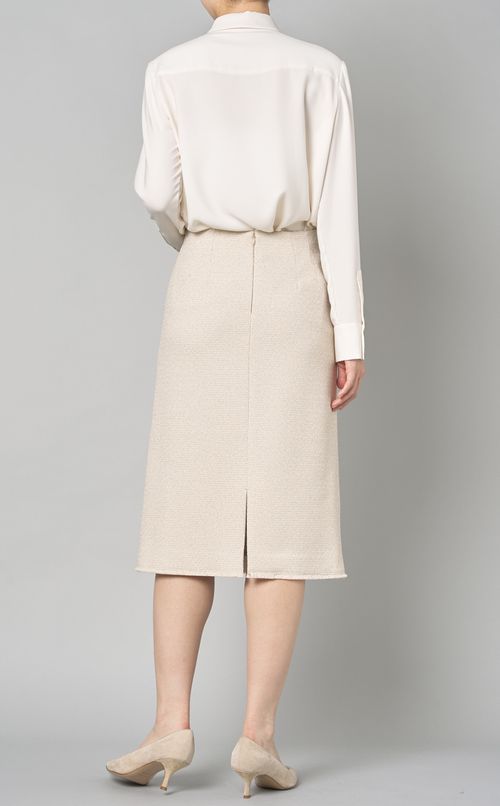 ツイードプレーンタイトスカート