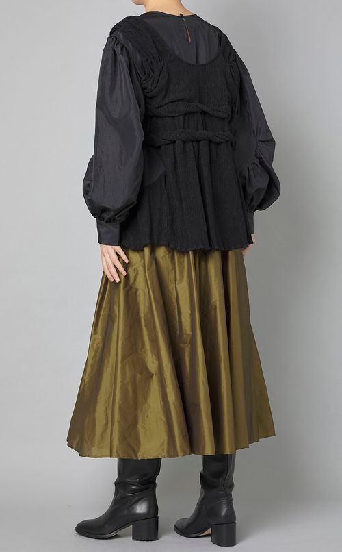 タックギャザーメモリースカート