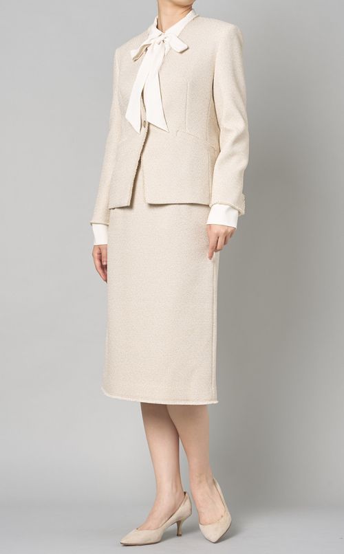 ボウタイシャツカラーブラウス