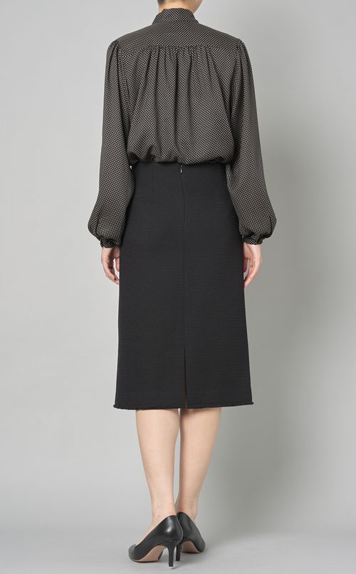 ツイードプレーンタイトスカート