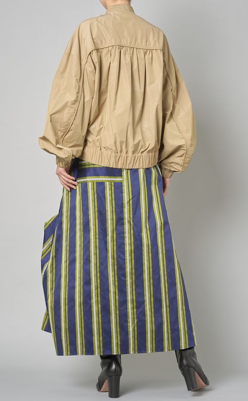 サイドジップギャザーブルゾン