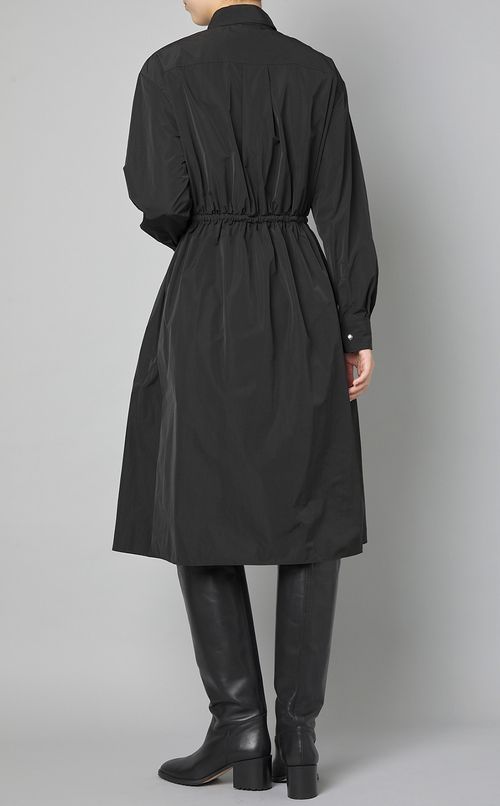 フロントポケットシャツワンピース