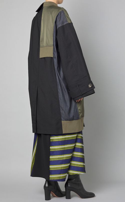 ファブリックミックスコート