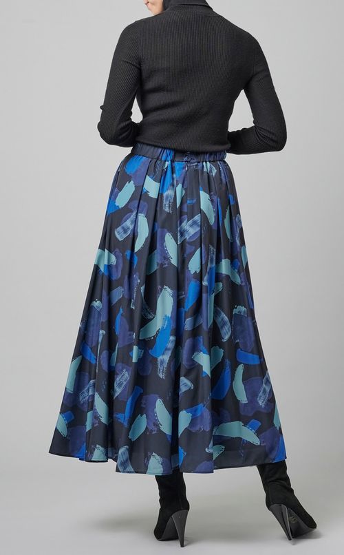 プリントフレアスカート