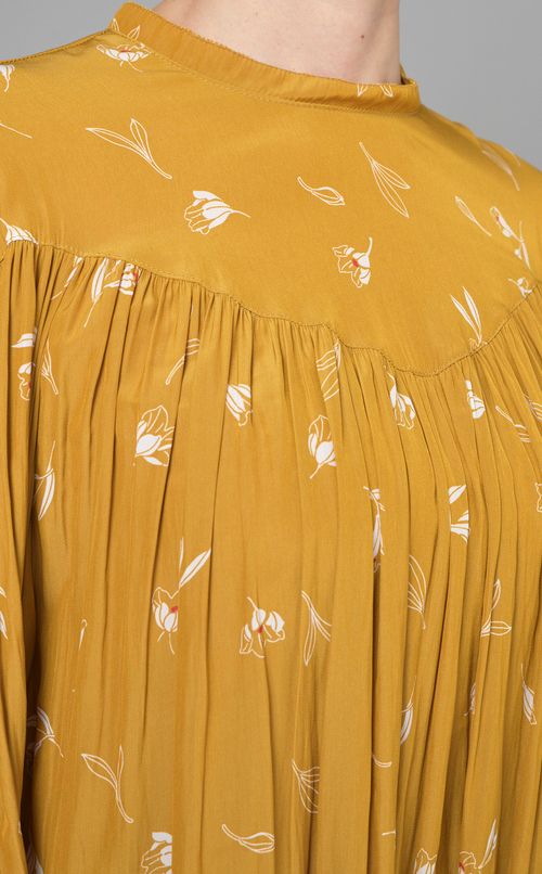 フラワープリントブラウス