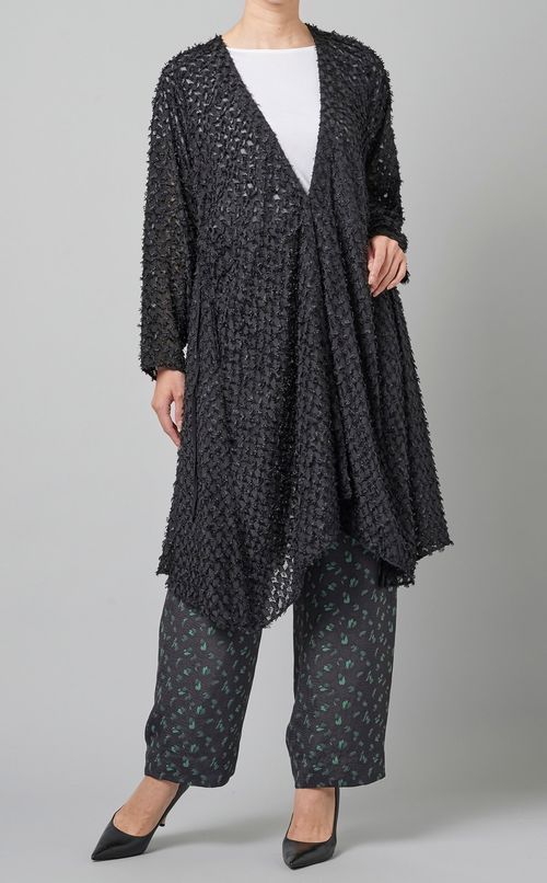 ウールボイルシャツカーディガン