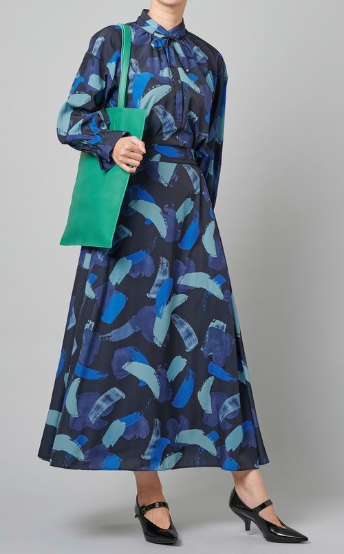 プリントフレアスカート