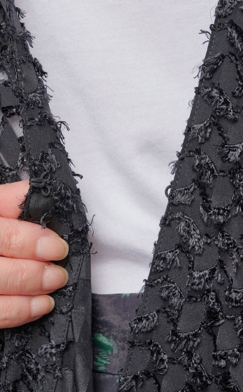 ウールボイルシャツカーディガン