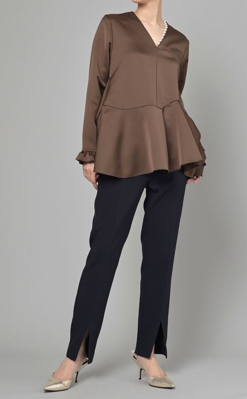 前スリットテーラードパンツ