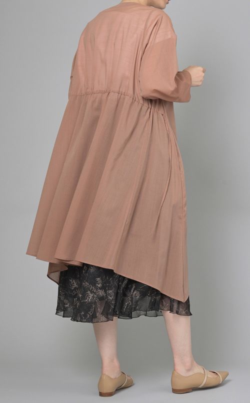 ウールボイルシャツカーディガン