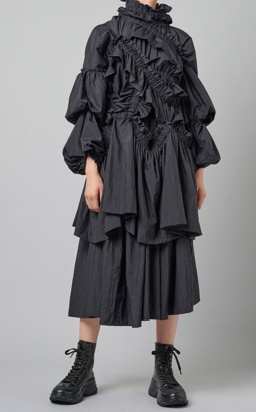 ワッシャー加工フリルスカート