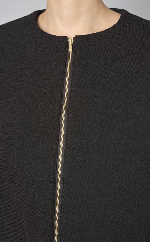 ボンディングノーカラーブルゾン