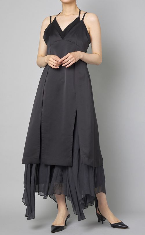 キャミソールロングドレス