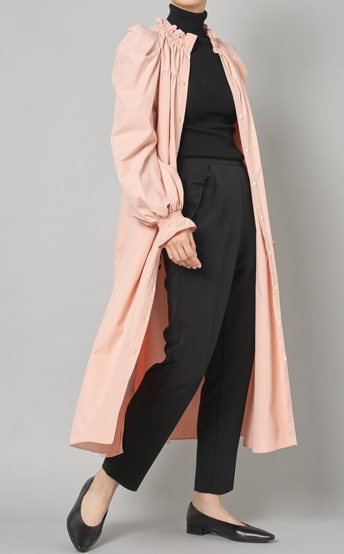 2wayタイプライターギャザードレス