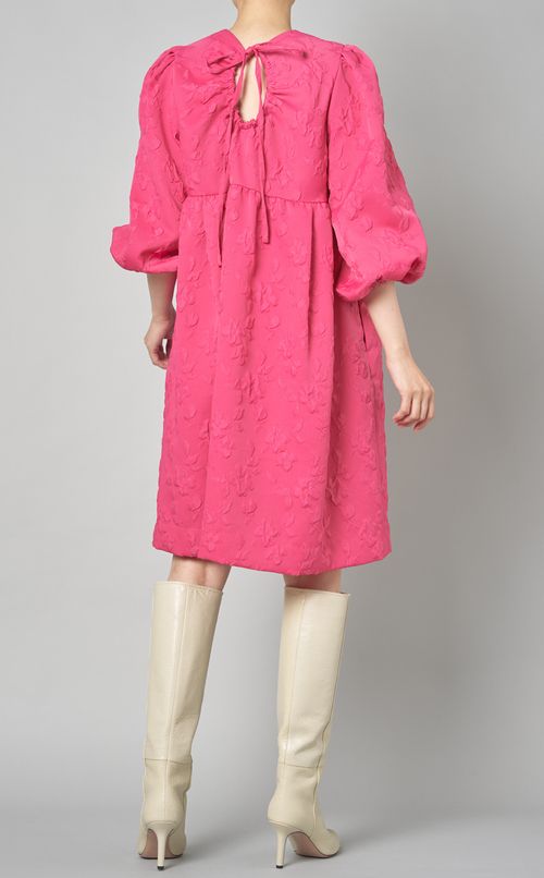 フラワージャガードバルーンドレス