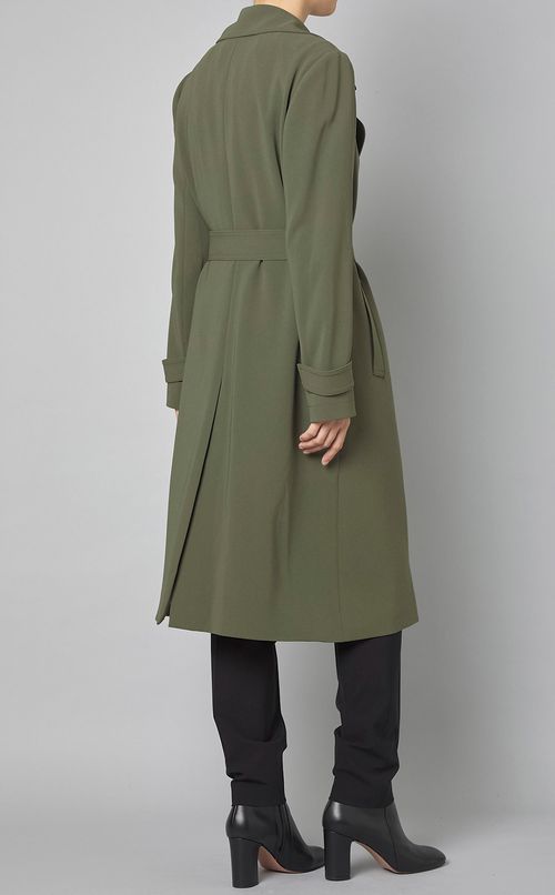 ノッチドラペルトレンチコート