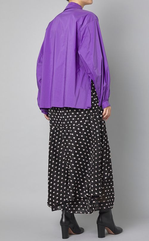 アシンメトリーボウタイブラウス