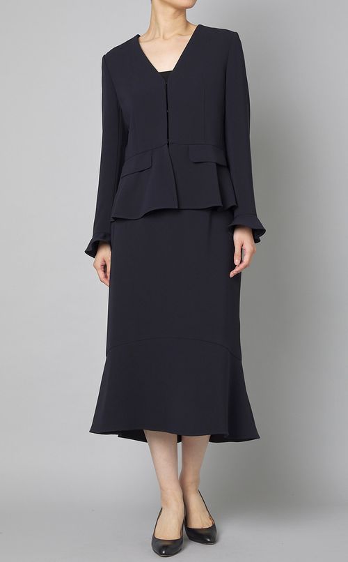 トリアセテートフレアジャケット