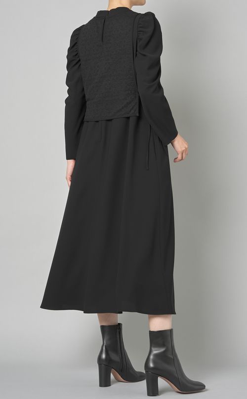 2wayレースベスト付ワンピース